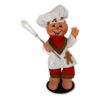 10 inch gingerbread chef