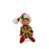 4 inch plaid tidings elf ornament