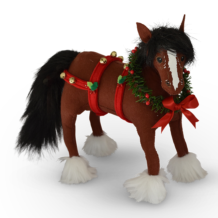 10 inch jinglebell clydesdale