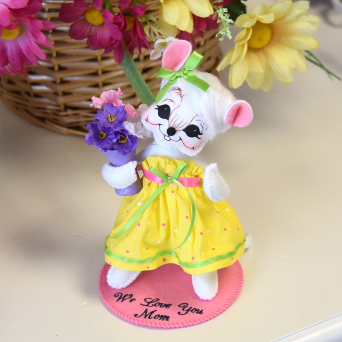 bright bouquet mouse set with base