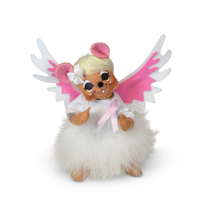 6 inch pink angel mouse