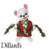 6in Christmas Elegance Boy Mouse