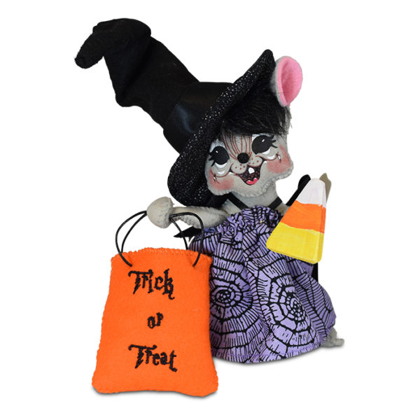 6in Hocus Pocus Witch Mouse - Annalee Dolls