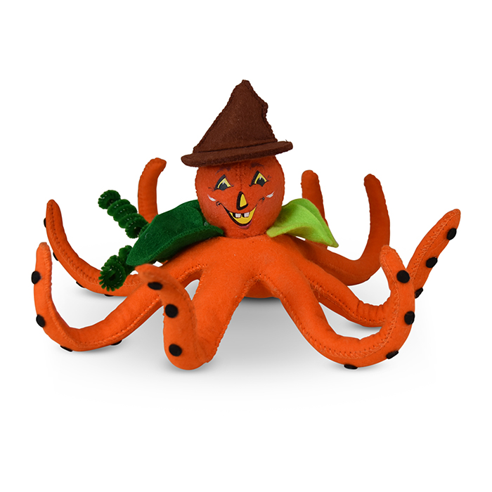 7 inch pumpkin octopus