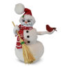9 inch christmas swirl snowman