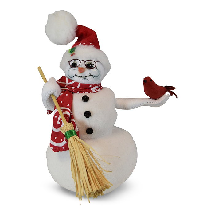 9 inch christmas swirl snowman