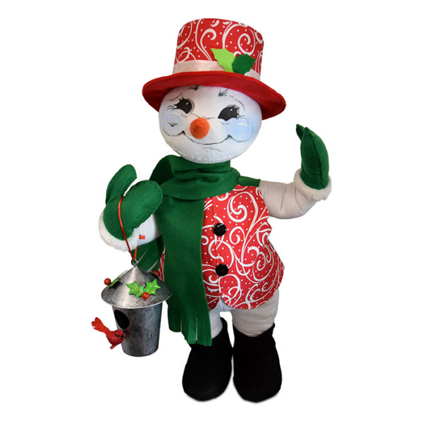 20in Christmas Swirl Snowman - Annalee Dolls