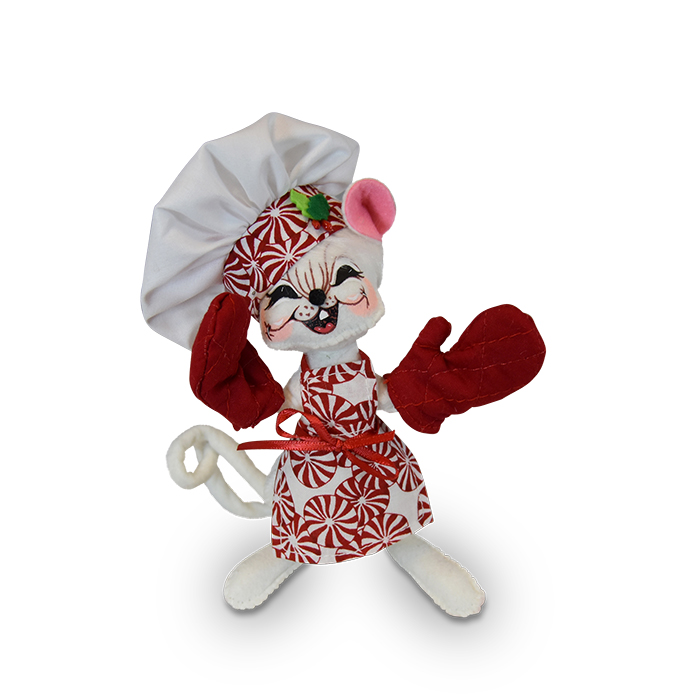 6 inch peppermint chef mouse