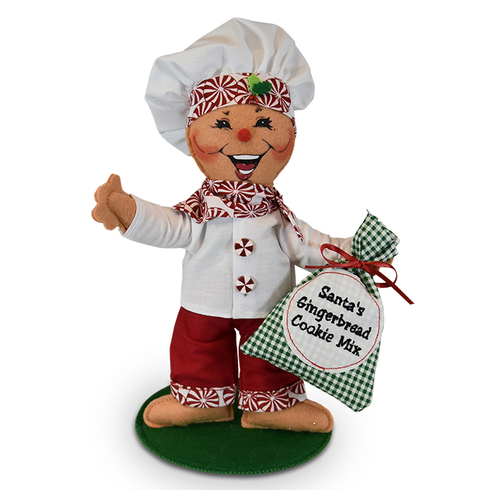9 inch gingerbread cookie chef