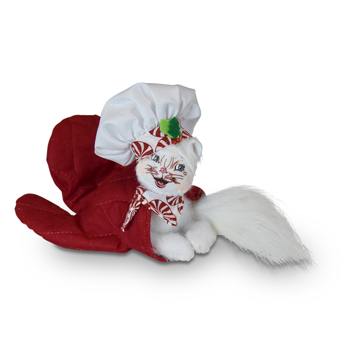 760619 4in Peppermint Chef Cat