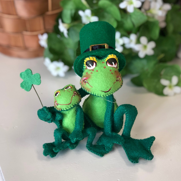 green frogs for saint patricks day