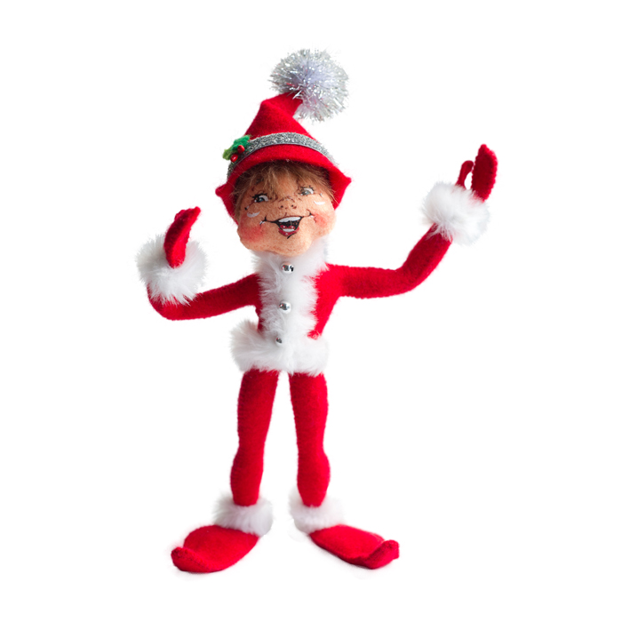 10 inch red christmas elf