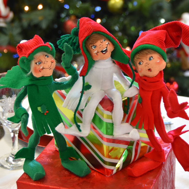 2019 Traditional Christmas Elf Trio 