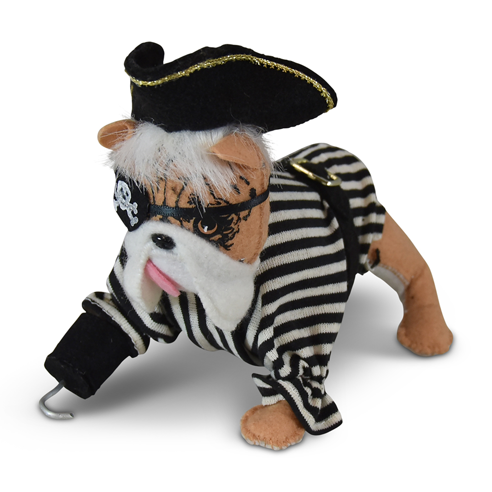 bulldog dressed as pirate