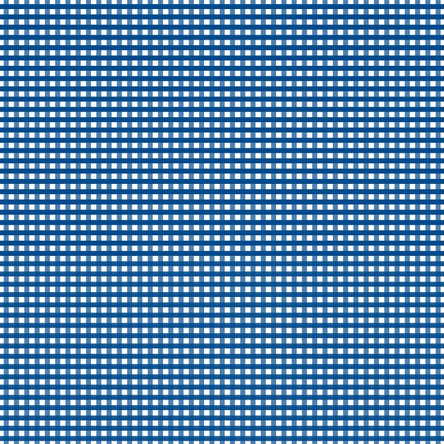 Blue Gingham Pattern