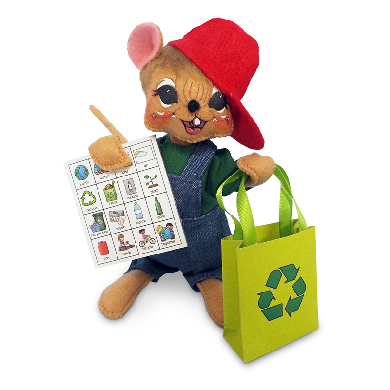 6in Go Green Mouse - Exclusive Design