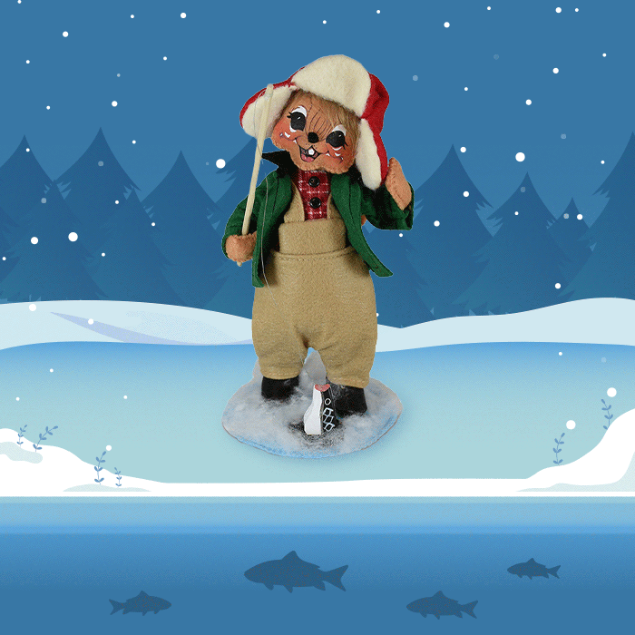 Ice Fishing Mouse - Exclusive Design