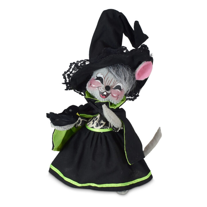 310921 6in Ghostly Witch Mouse