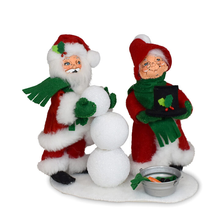 410021 6in Santa & Mrs Build a Snowman