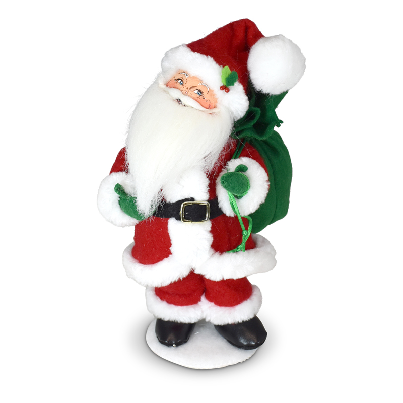410421 9in Holiday Cheer Santa