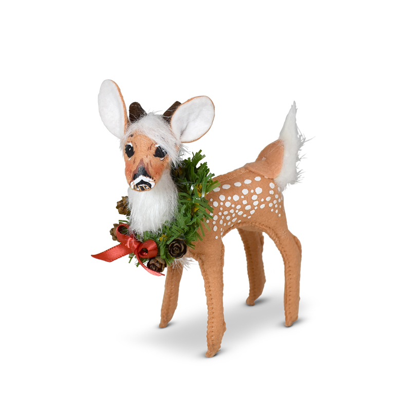 460021 5in Holiday Cheer Fawn