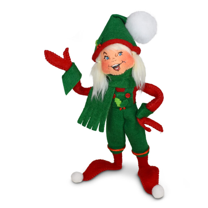 510321 9in Holiday Cheer Girl Elf