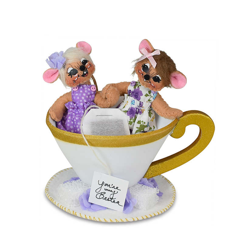 850021 5in Tea For Two Mice-Exclusive Design