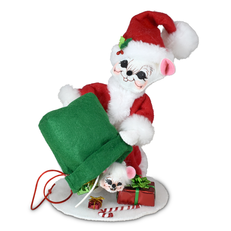 610621 6in Special Delivery Santa Mouse
