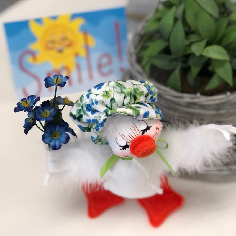 2021 Send a Smile - 6in Easter Flowers Duck