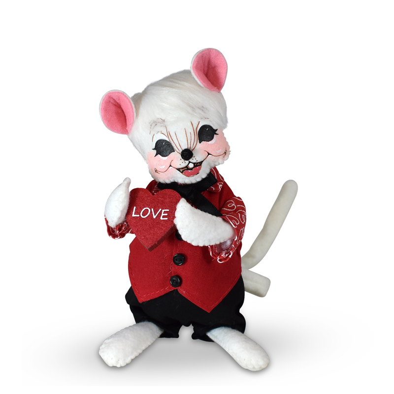 110622 6in Valentine Boy Mouse