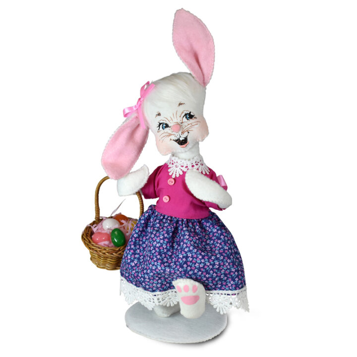 211722 8in Girl Bunny with Basket1