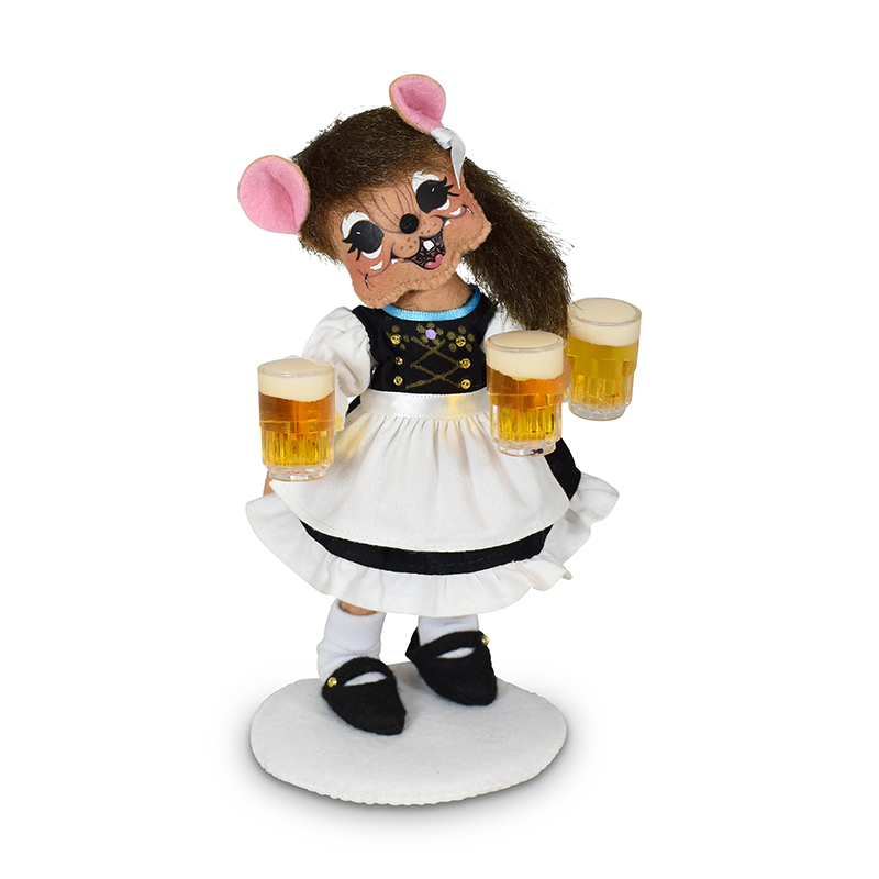 860021 6in Helga - Beer Maid Mouse