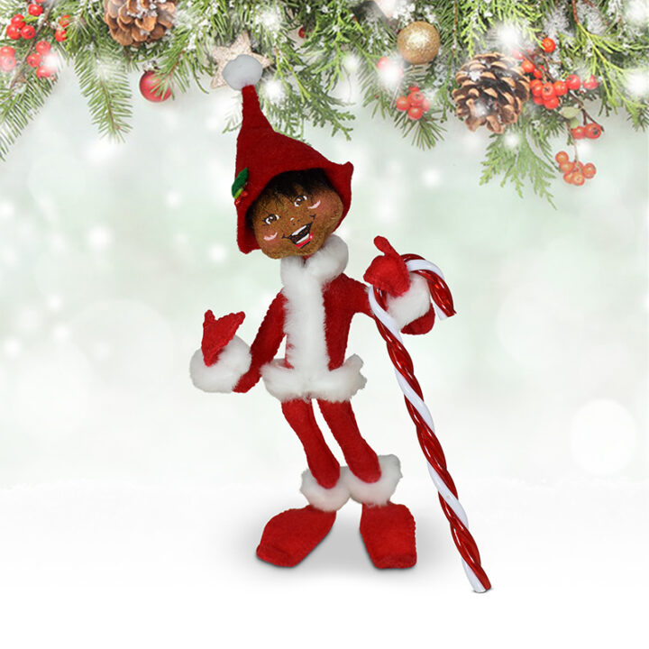 862721 8in Candy Cane Kringle Elf-WEB