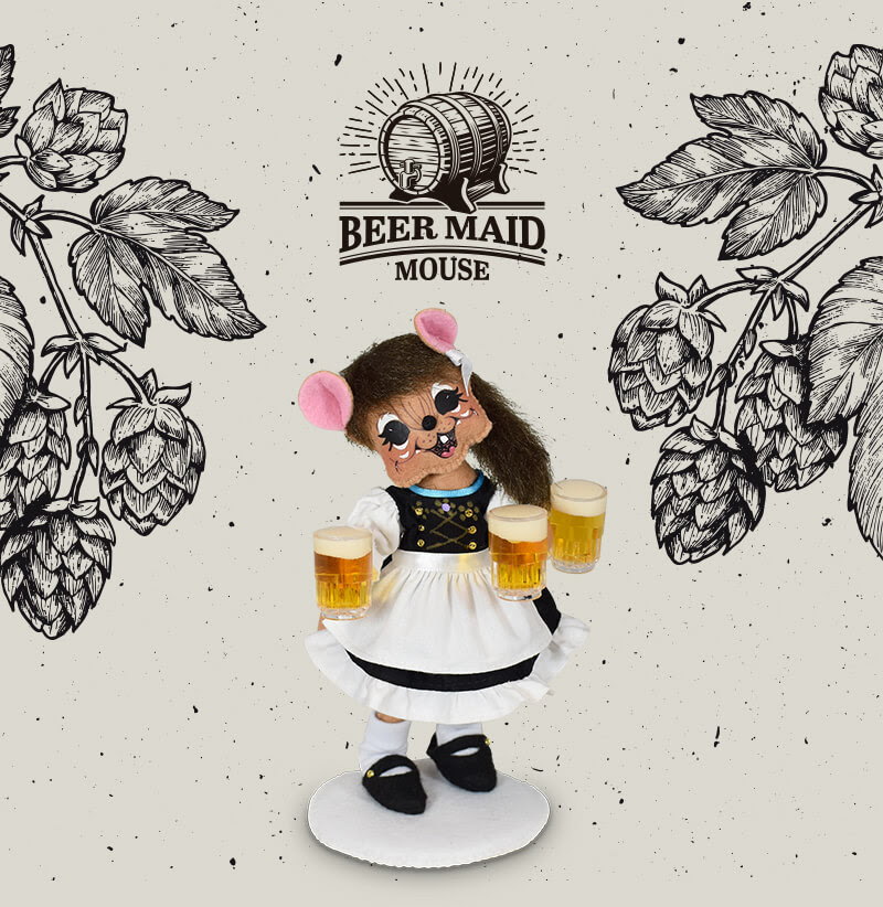 6in Helga-Beer-Maid-Mouse