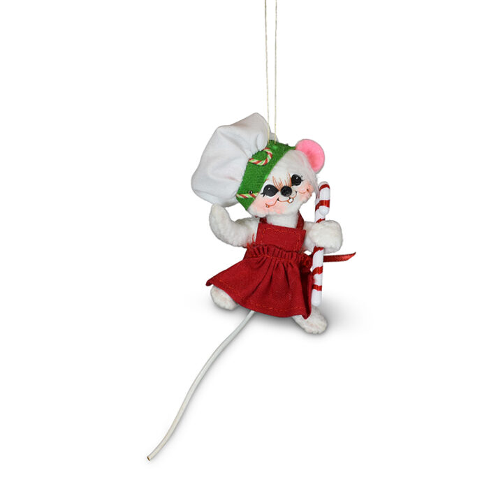 710022 3in Candy Cane Chef Mouse