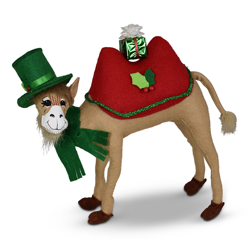 761222 9in Christmas Delivery Camel