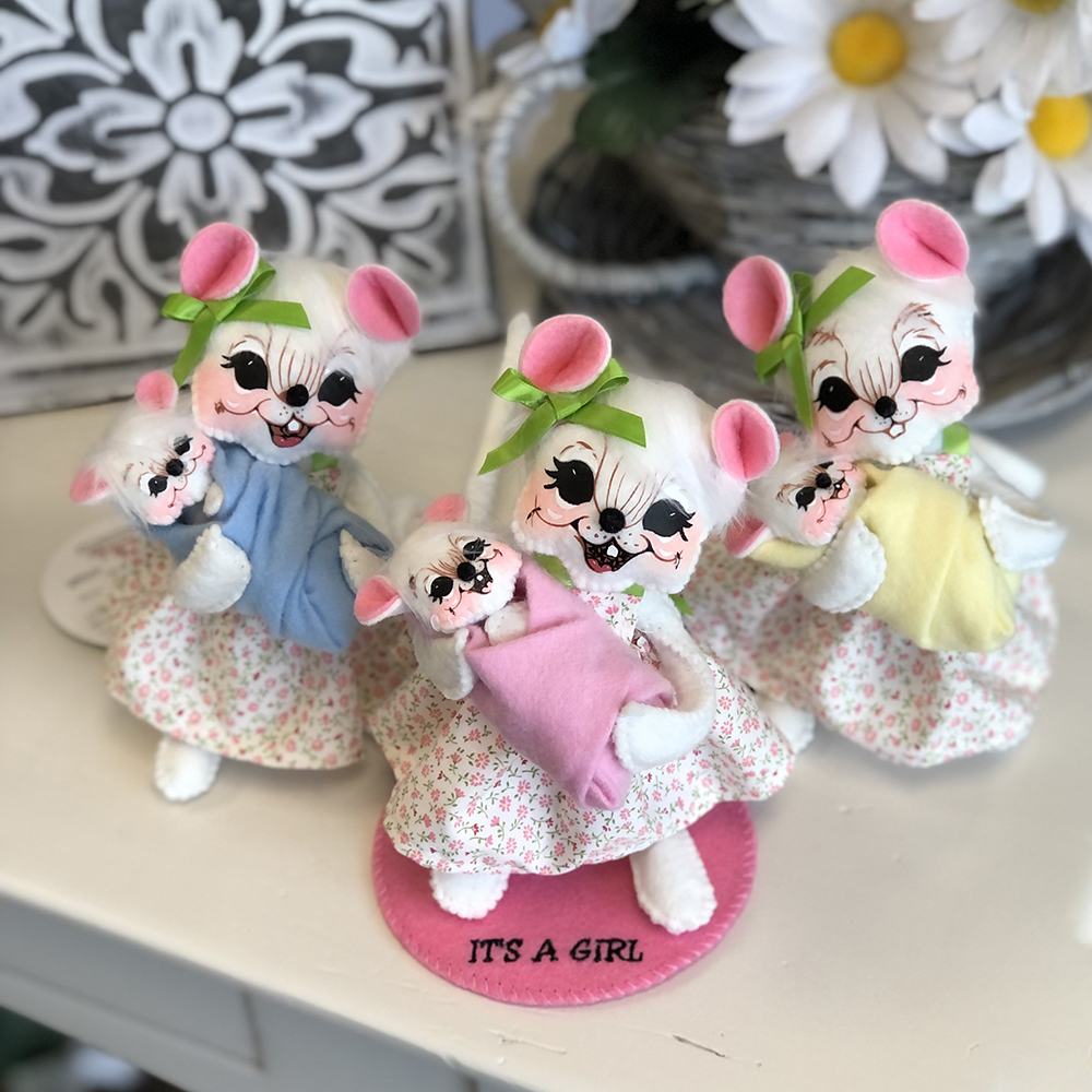 6in Mama Mouse-all 3 colors