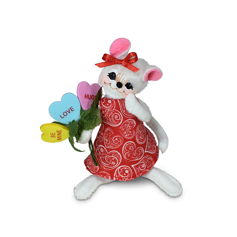 110123 5in Bouquet of Hearts Mouse
