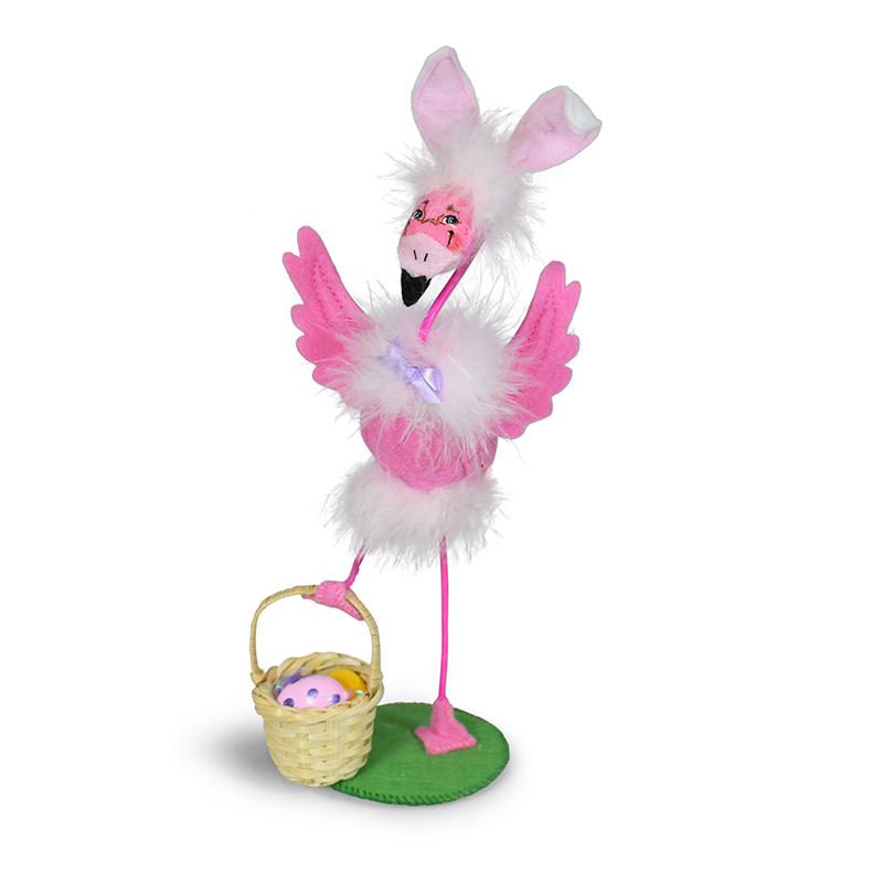 212123 10in Happy Easter Flamingo