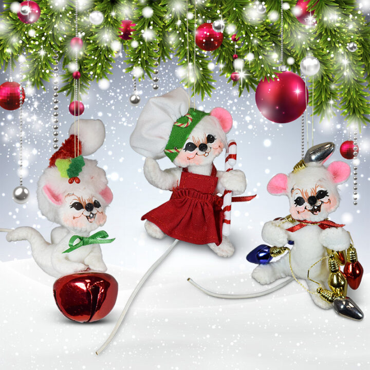 2022 Christmas Ornament Set-Mice