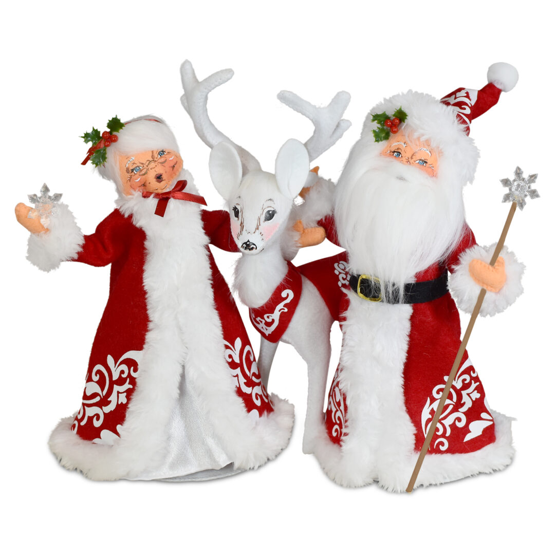 862122 9in Nordic Noel Santa Set