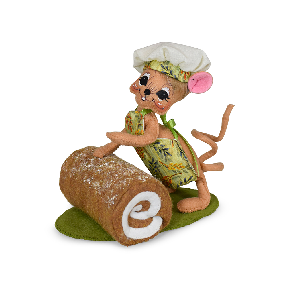6in Pumpkin Roll Chef Mouse