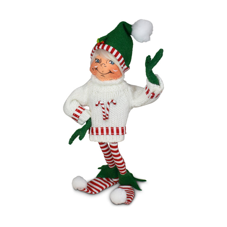 9in Jolly Elf - Green - Annalee Dolls