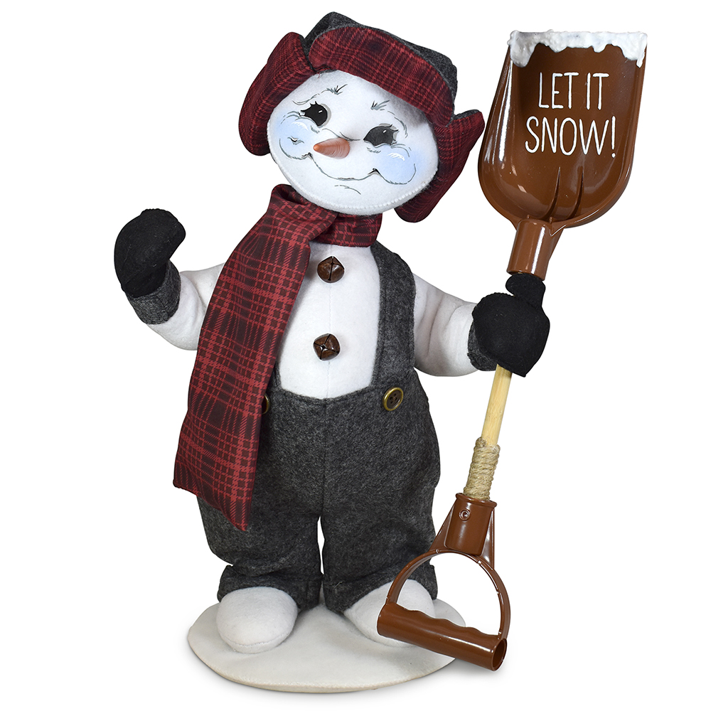 15in Plaid and Pine Snowman