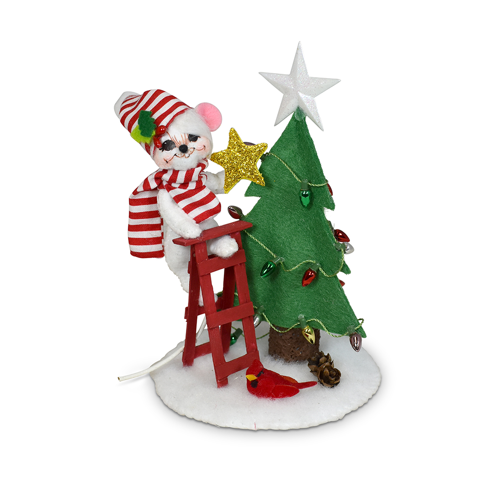 3in Jolly Christmas Tree Mouse