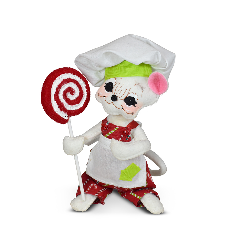 6in Holiday Sweets Lollipop Mouse