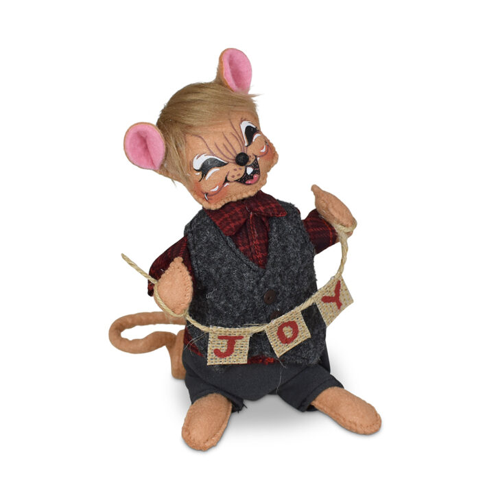 6in Plaid and Pine Boy Mouse