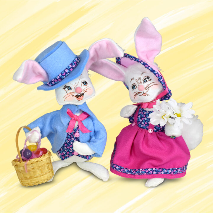 2022 6in Easter Bunny Couple