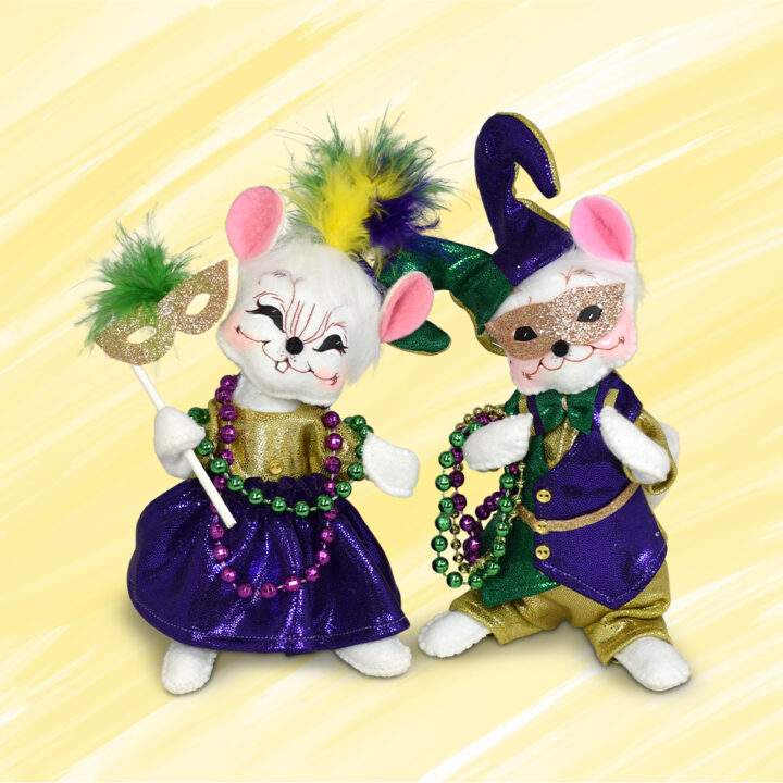2023 Mardi Gras Mouse Couple