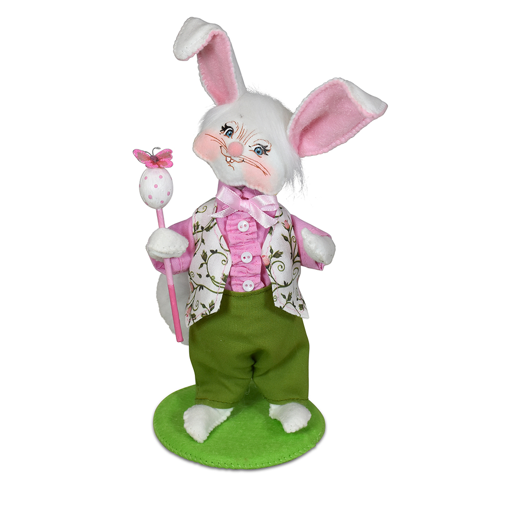 211124 6in Dainty Pink Boy Bunny